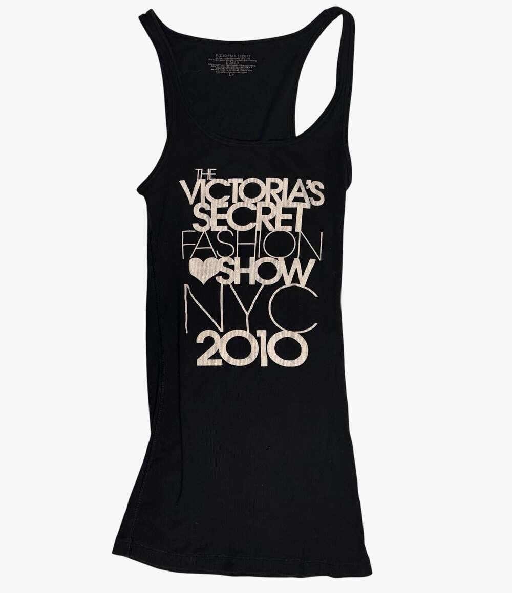 Victoria's Secret Fashion Show NYC 2010 Black Tank Top